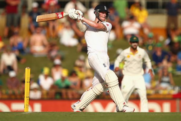 Ben Stokes of England bats during day four of the Third Ashes Test Match