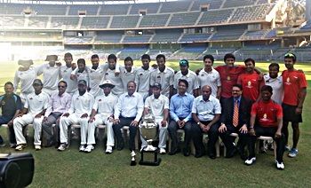 The Mumbai Ranji Trophy team, champions in the 2012-13 season