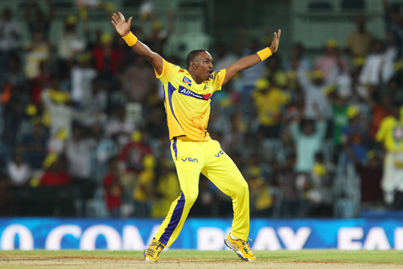 Dwayne Bravo of Chennai Super Kings