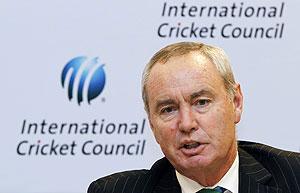 ICC president Alan Isaac