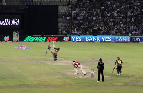 A general view of the Mohali stadium