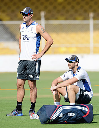Kevin Pietersen and Matt Prior 