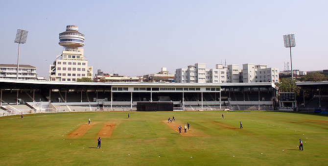 The Brabourne stadium in Mumbai