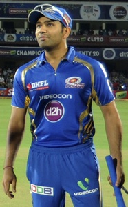 Rohit Sharma fined for slow over-rate
