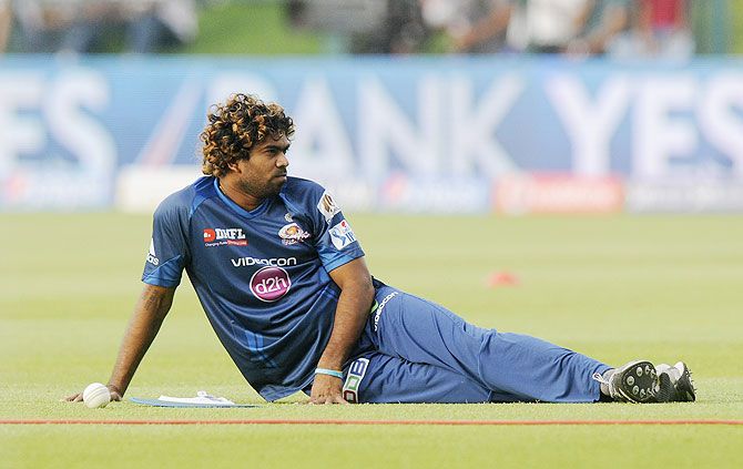 Lasith Malinga is part of the Mumbai Indians' squad that is coached by Shane Bond. Bond says: 'I keep telling the bowlers to not be shy of bowling a bouncer, to have a field that creates doubt'