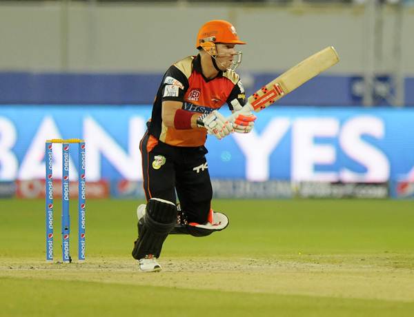David Warner in action during his 51-ball 65