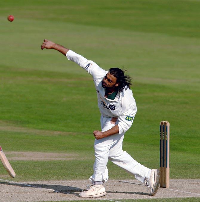 Shoaib Akhtar of Pakistan