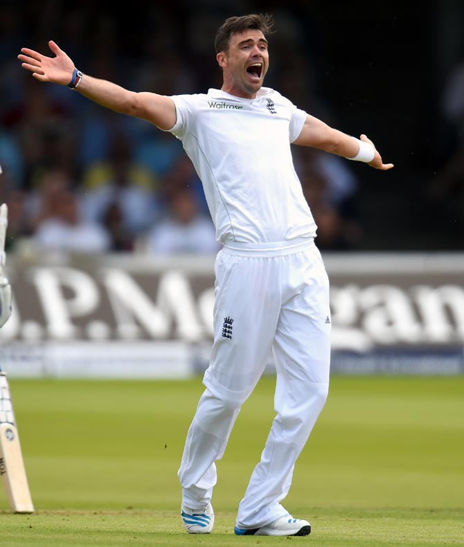 James Anderson of England