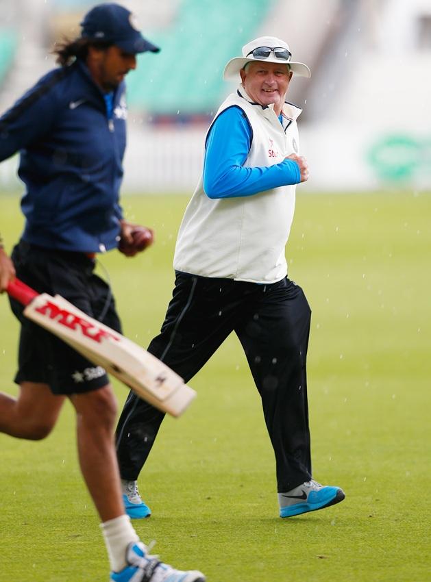 India head coach Duncan Fletcher and pacer Ishant Sharma