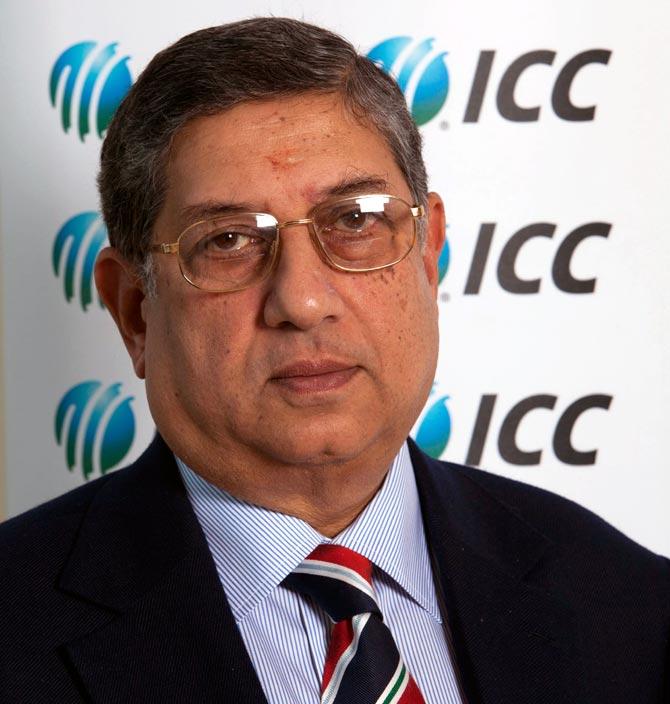 BCCI President N Srinivasan.