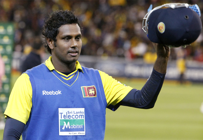 Sri Lanka's Angelo Mathews