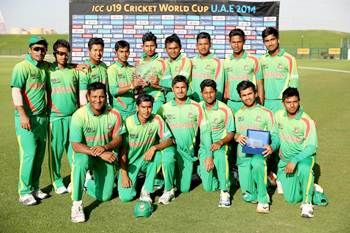 The Bangladesh Under-19 team after finishing fourth