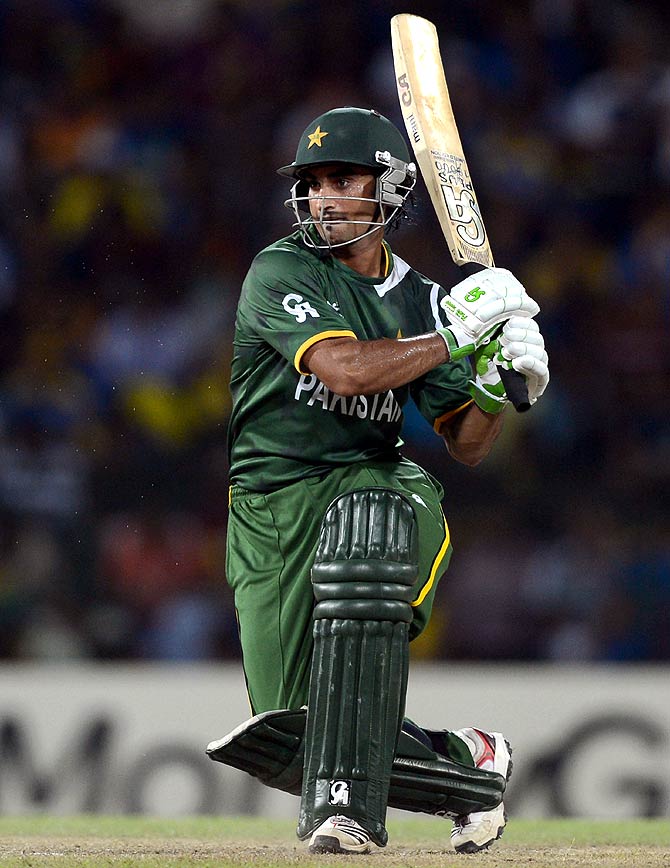 Imran Nazir of Pakistan bats during the 2012 ICC World Twenty20 