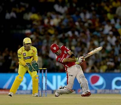 Glenn Maxwell during his blazing knock in Cuttack on Wednesday