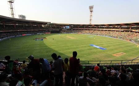The M Chinnaswamy stadium in Bengaluru