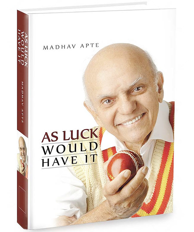 A cover of Madhav Apte's autobiography