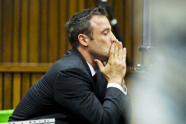 Oscar Pistorius during the trial