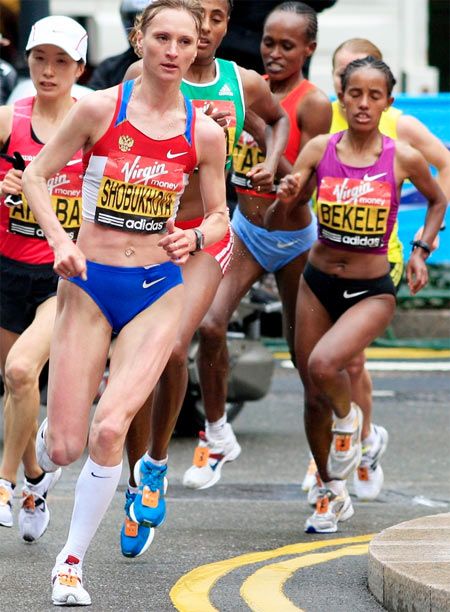Russia's Liliya Shobukhova leads the Women's elite race (picture for representational purpose only)