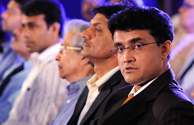 Former India captain Saurav Ganguly during an event 