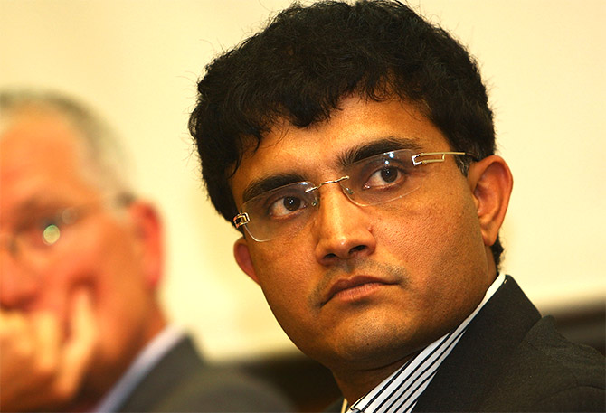 Sourav Ganguly pictured during the ICC Centenary History Conference 
