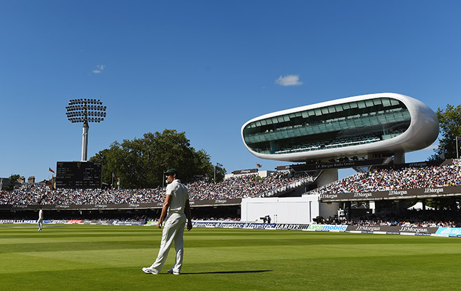 A packed house at Lord's Cricket Ground during day four of the 2nd Ashes Test 