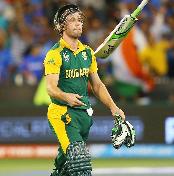  AB de Villiers of South Africa