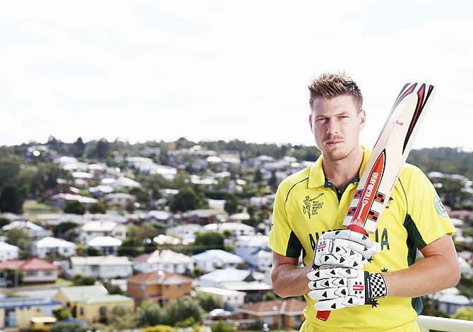 Australian cricket player James Faulkner poses during a portrait session
