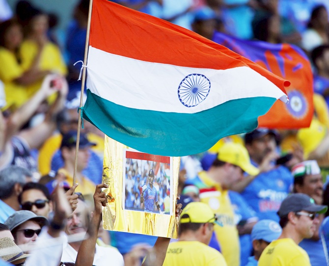 Indian cricket fans at SCG