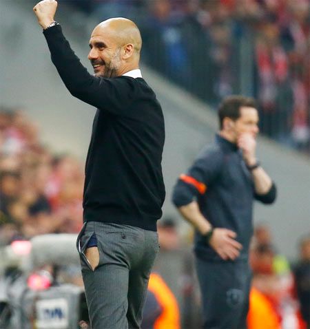 Bayern Munich coach Pep Guardiola 