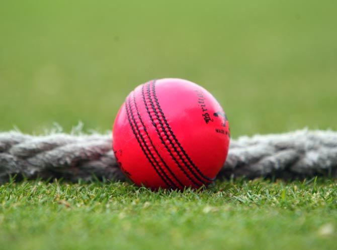The pink cricket ball