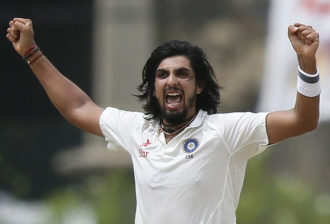 Ishant Sharma picked 3 wickets as he got the old ball to reverse swing