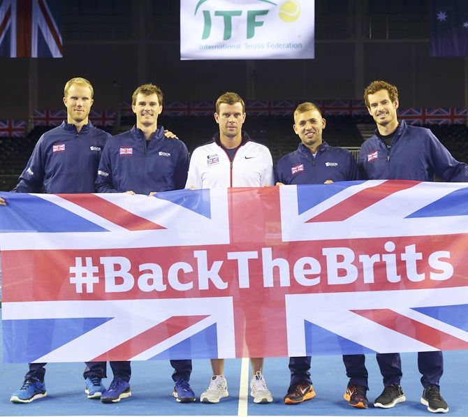 The Great Britain team