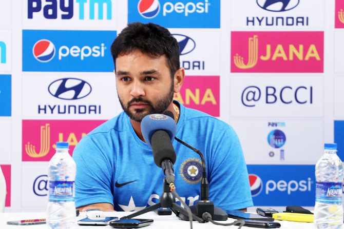 India's Parthiv Patel at a press conference in Mumbai on Friday