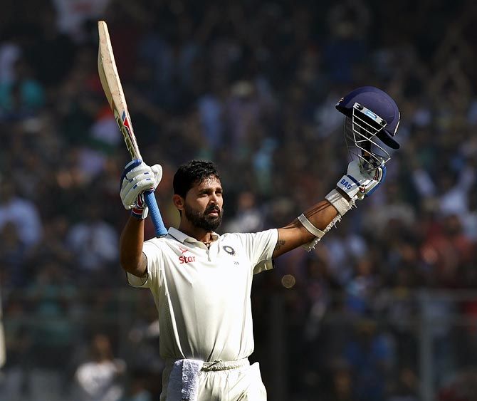 India opener Murali Vijay scored a second century against England in the series, scoring 136 on Day 3 of the 4th Test in Mumbai on Saturday