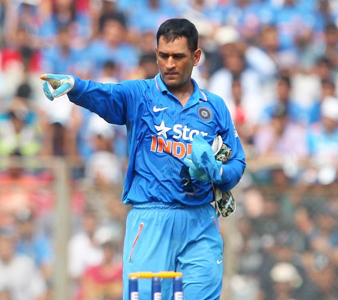 India's limited-overs captain Mahendra Singh Dhoni