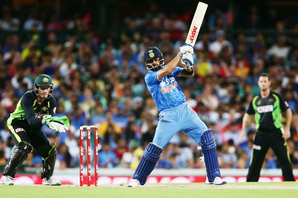 Virat Kohli of India bats during the Sydney T20 against Australia 