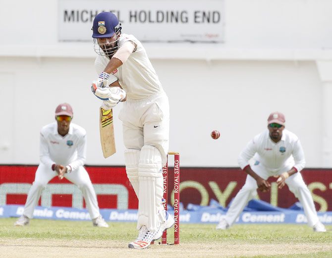 KL Rahul in action on Day 1 of the 2nd Test