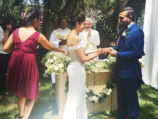 Robin Uthappa and Sheethal Goutham exchange wedding vows