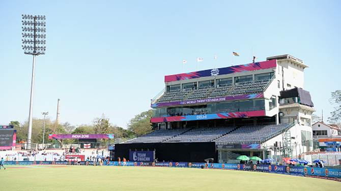 A general view of the R P Mehra Block at the Feroz Shah Kotla ground