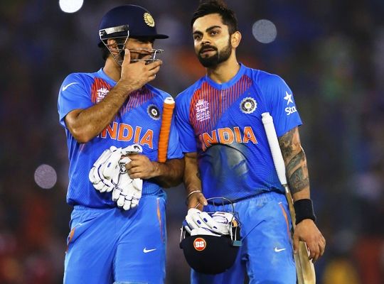 Virat Kohli has voiced his support for his predecessor saying: 'You don't need to tell him anything in terms of how to play a situation, how to build an innings'