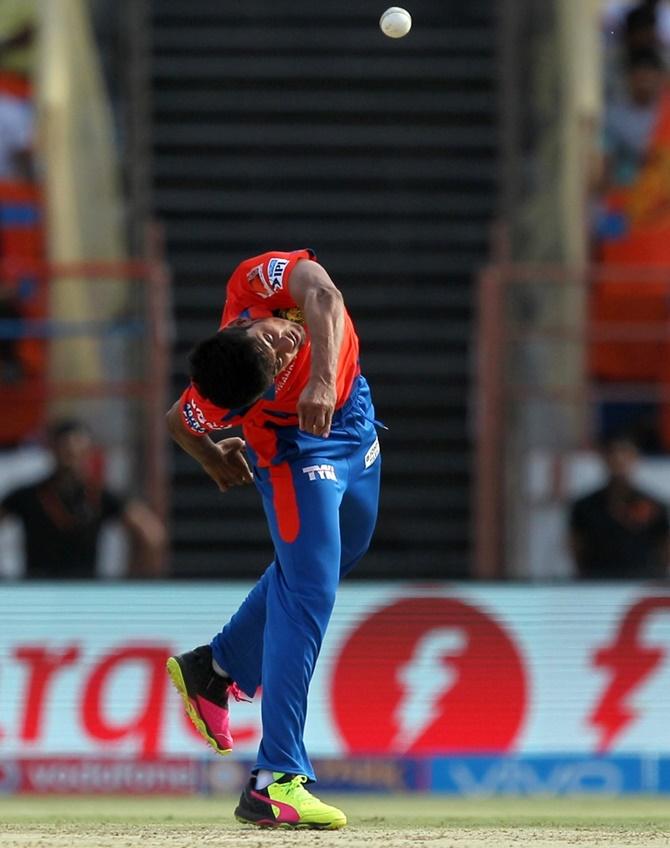 IPL Kaushik reprises Adams's froginblender action Cricket