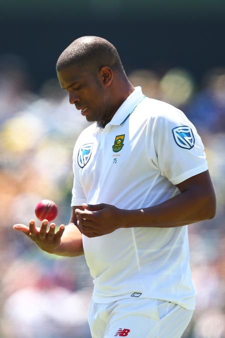 South Africa's Vernon Philander during the Perth Test