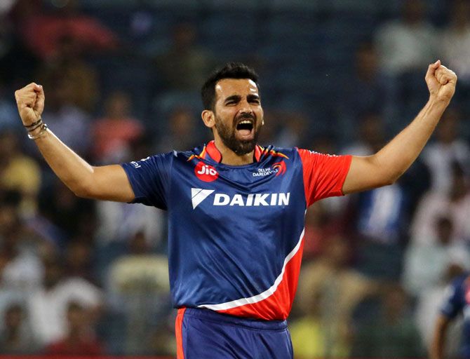 Delhi captain Zaheer Khan claimed three wickets in their victory over Pune on Tuesday