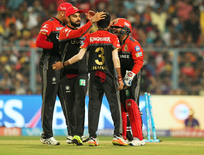 Royal Challengers Bangalore captain will expect his batsmen to come good against Sunrisers Hyderabad after his bowlers put on a good display against Kolkata Knight Riders on Sunday