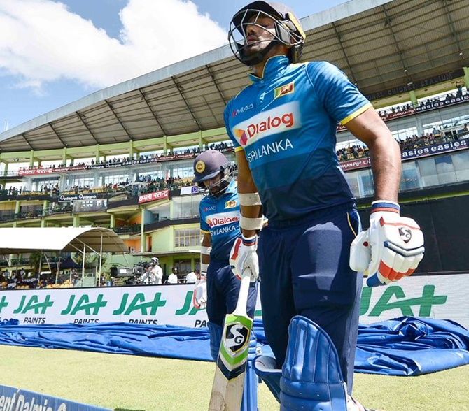 Danushka Gunathilaka was suspended during India's tour of Sri Lanka