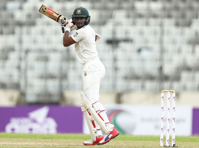Shakib rescued Bangladesh with a timely 84 in the first innings