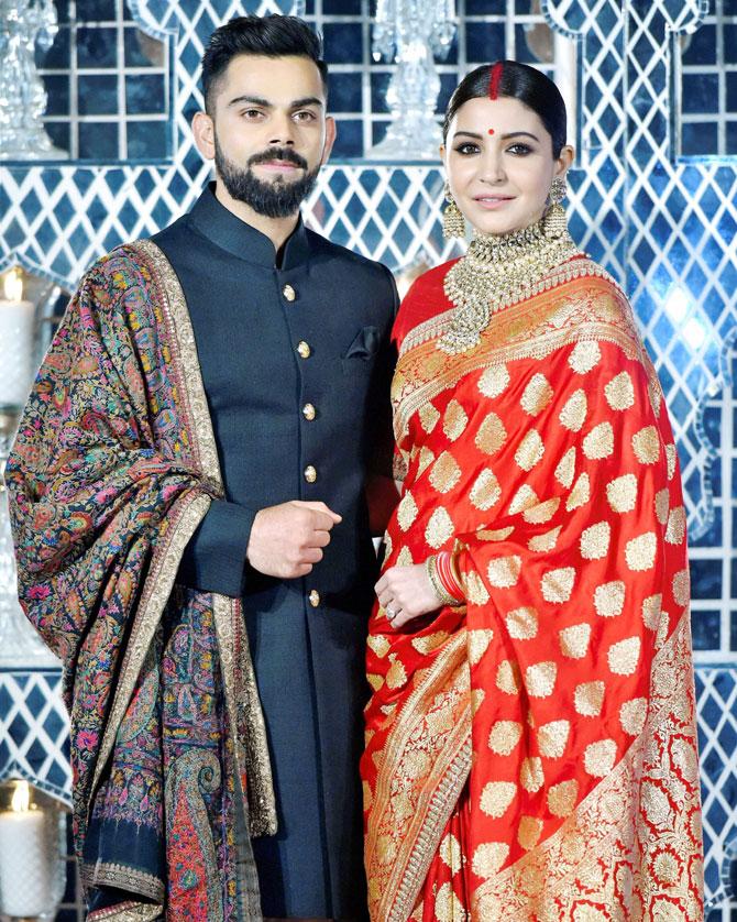 PHOTOS: Virushka's grand wedding reception - Rediff Cricket