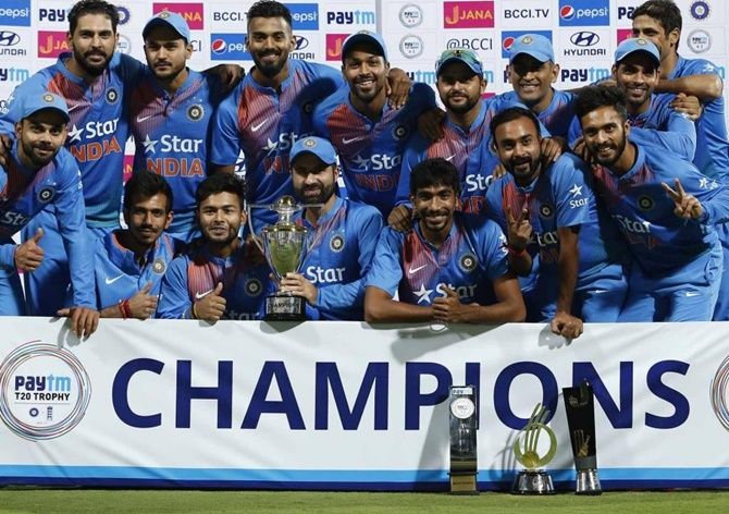India are series champions during the 3rd T20I between India and England on Wednesday