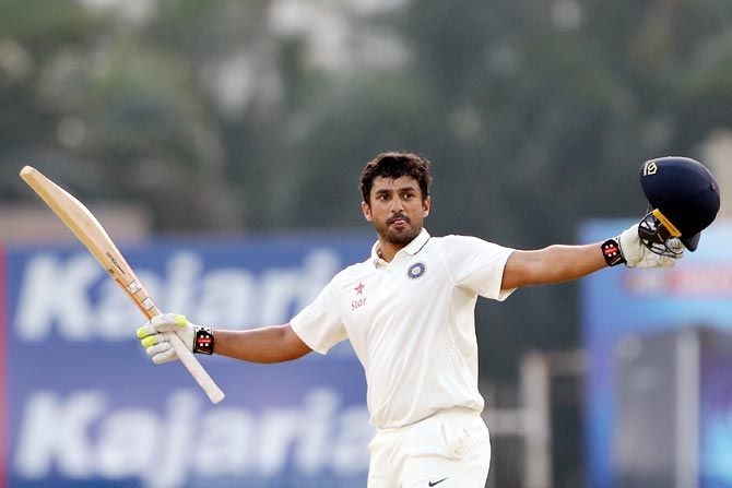 Karun Nair's unbeaten 148 ensured Karnataka took a vital 109-run first innings lead over Vidarbha