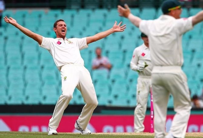 Steve Smith expects Josh Hazlewood to get some assistance from the pitch with the reverse swing